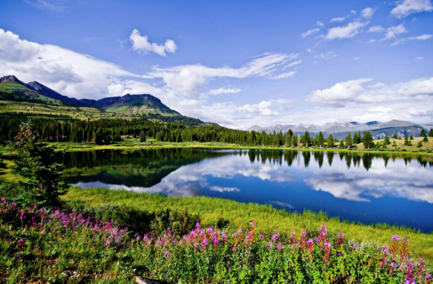 Summertime in the Colorado's Vail Valley